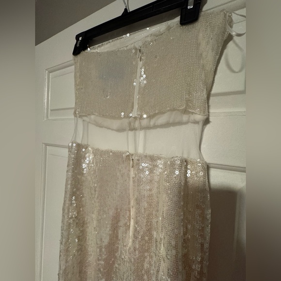 Anthropologie Mare Mare Sheer Cape Sequin Maxi Dress - Picture 8 of 16